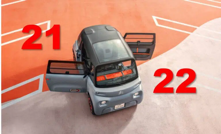 cierre de año 2021 de coches sin carnet